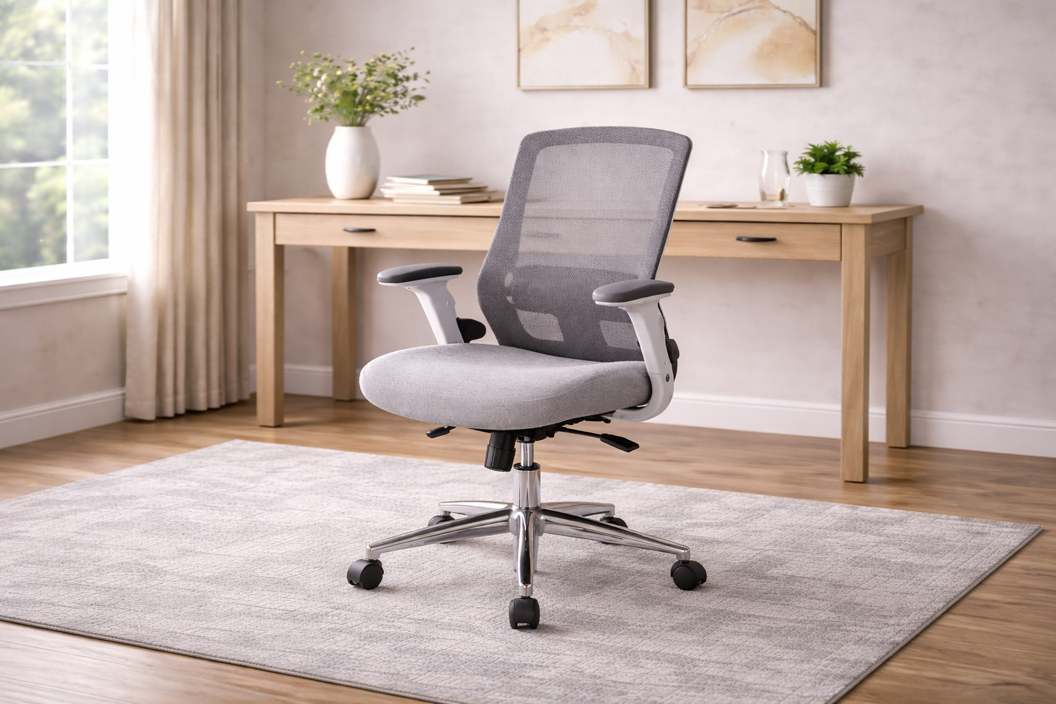 Ergonomic office chair with supportive design